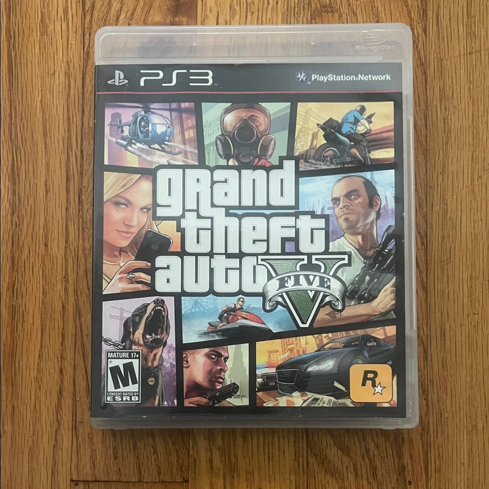 Grand Theft Auto Five PS3 PlayStation- Like new disc